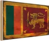 vianmo Holzschild 20x30 cm Sri Lanka Rost Flagge Fahne Produktbild-Vorschau 1