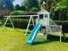 4iQ Spielhaus Hubert Gartenhaus aus Holz 226,5x176x272 cm Produktbild-Vorschau 8