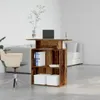 A reception desk with shelves in a modern office or living space. Anteprima dell’immagine prodotto