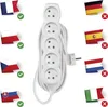 Prodlužovací kabel 7 m / 5 zásuvek / bílý / PVC / 1,5 mm2 Náhled obrázku produktu