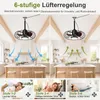 Deckenventilator mit Beleuchtung, IP65 Außen Käfig Produktbild-Vorschau 4