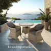tectake® 2er Set Aluminium Rattansessel wetterfest und Produktbild-Vorschau 8