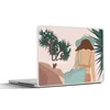MuchoWow® Laptop Aufkleber Sticker Cover Sommer - Frau - Produktbild-Vorschau 1