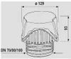 Sanit Eisenberg Rohrbelüfter DN70-100 ventilair Amazon Anteprima dell’immagine prodotto 5