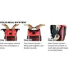 Sac à dos étanche OverBoard Pro 30 litres, rouge Voir les images du produit 8