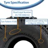 22x11.00-8 ATV-Quad-Reifen Wanda P308 mit Stollenprofil und Produktbild-Vorschau 6