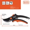 BLACK+DECKER Cesoie da giardino Lame in acciaio temprato - Anteprima dell’immagine prodotto 6