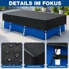 Rechteck Poolabdeckung 220x150 cm, wasserdicht & Produktbild-Vorschau 6