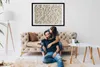 Bild - Bilderrahmen - 100 cm x 70 cm - MDF - Rahmen - Foto Produktbild-Vorschau 3