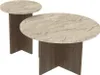 CALICOSY -  Set aus 2 Couchtischen mit runder Tischplatte Produktbild-Vorschau 1