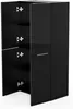 Badschrank Schwarz B: 60 cm H: 120 cm T: 34 cm Produktbild-Vorschau 4