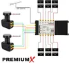 PremiumX PXMS 9/12 Multischalter mit Netzteil Multiswitch 2 Produktbild-Vorschau 2