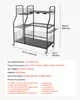 Support pour outils de jardin VEVOR, dimensions Voir les images du produit 7