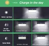 A collage of images showing different modes of operation for a solar-powered outdoor light. Produktbild-Vorschau