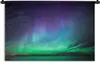 MuchoWow® Wandteppich Wandbehang Nordlichter - See - Produktbild-Vorschau 1
