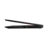 Side view of a closed black laptop on a white background. Produktbild-Vorschau