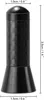3,5cm Autoantenne Carbon Kurz Stab Stabantenne Dachantenne Produktbild-Vorschau 4