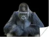 MuchoWow® Poster Ein Gorilla schaut eindrucksvoll in die Produktbild-Vorschau 1