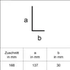 Sarei L-Profil HG26 1000 x 137 x 30 mm anthrazit Produktbild-Vorschau 3