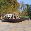 CLGarden Feuerschale XXXL Cortenstahl 200 cm Durchmesser 2 Produktbild-Vorschau 4