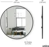 Umbra Furniture Hub Spiegel, Wandspiegel, Hängespriegel, Produktbild-Vorschau 12