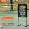 VEVOR Pitching Net Pitching Target Výškově nastavitelný 254 Náhled obrázku produktu 2