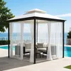 2er Set Vorhänge Voile Blumenmuster Outdoor Vorhang Produktbild-Vorschau 10
