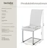 4 jídelní židle Otočné židle - bílé Náhled obrázku produktu 7