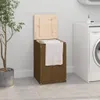 vidaXL Cassettone per lavanderia marrone miele 44x44x66 cm Anteprima dell’immagine prodotto 2