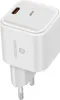A white GaN 65W USB-C power adapter with a USB-C port and a European plug. Náhled obrázku produktu