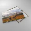 Bild auf Leinwand - Leinwandbild - Einteilig - Rehe Wiese Produktbild-Vorschau 2