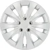Cartrend Radzierblenden Storm 38 cm  (15 Zoll) silber 4 Produktbild-Vorschau 1