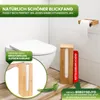 Toilettenpapierhalter Bambus Klopapierhalter Holz - Design Produktbild-Vorschau 6
