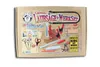 A cardboard box containing a woodworking toolset for children. Produktbild-Vorschau