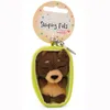 Nici Porte-clés Sleeping Pets - Chien brun foncé Voir les images du produit 1