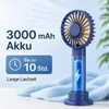 Tischventilator Leise 3 Windstufen 10 Stunden Laufzeit Produktbild-Vorschau 4