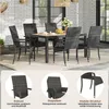 Yaheetech 2er Set Gartenstuhl aus Polyrattan, stapelbare Produktbild-Vorschau 8