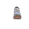 Rieker Damen Sandalette Blau/Bunt Voir les images du produit 62