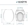 SCHÜTTE Duroplast WC sedátko BÍLÉ Náhled obrázku produktu 6
