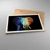Gerahmtes Poster - Rahmen in heller Eiche - Bunt Elefant Produktbild-Vorschau 3