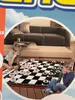 Tapis de jeu XL 130 x 93 cm, plateau 2 en 1 pour les échecs Voir les images du produit 6