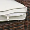 Outsunny Rattan Sofa mit Kissen, Dreisitzer, Garten Produktbild-Vorschau 7