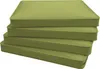 A stack of four green cushions. Produktbild-Vorschau