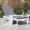 Bain de soleil blanc 186x60x29 cm PP Voir les images du produit 2