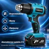 Akumulatorowa opalarka 21V, 500W, 300/550°C, 250/500 L/min, Podgląd zdjęcia produktu 7