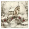 Set di carta di riso - bambini, Natale, paesaggio invernale Anteprima dell’immagine prodotto 7