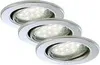 3er Set LED Einbauleuchte, Ø 8,6 cm, 3 W, Chrom, Briloner Produktbild-Vorschau 1