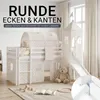 Homestyle4u Hochbett 90x200 Kinder Weiß mit Tunnel und Turm Produktbild-Vorschau 17
