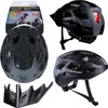 DUNLOP KASK Rowerowy M regulowany czerwone światło LED z Podgląd zdjęcia produktu 1