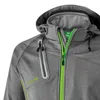 erima Softshell Jacke Funktion Herren L grau melange/green Produktbild-Vorschau 4